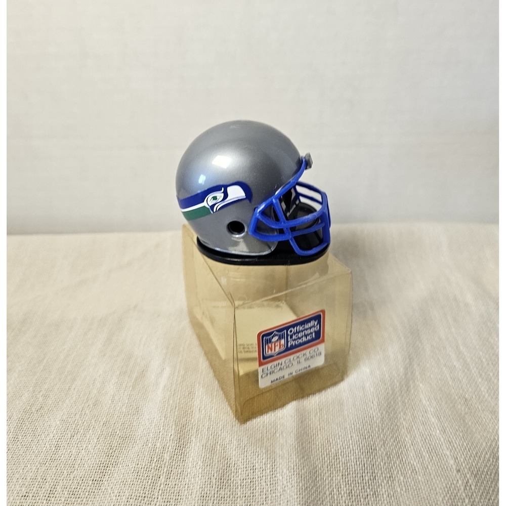 Vintage Seattle Seahawks Elgin Clock Co. 1980s Mini Digital Clock